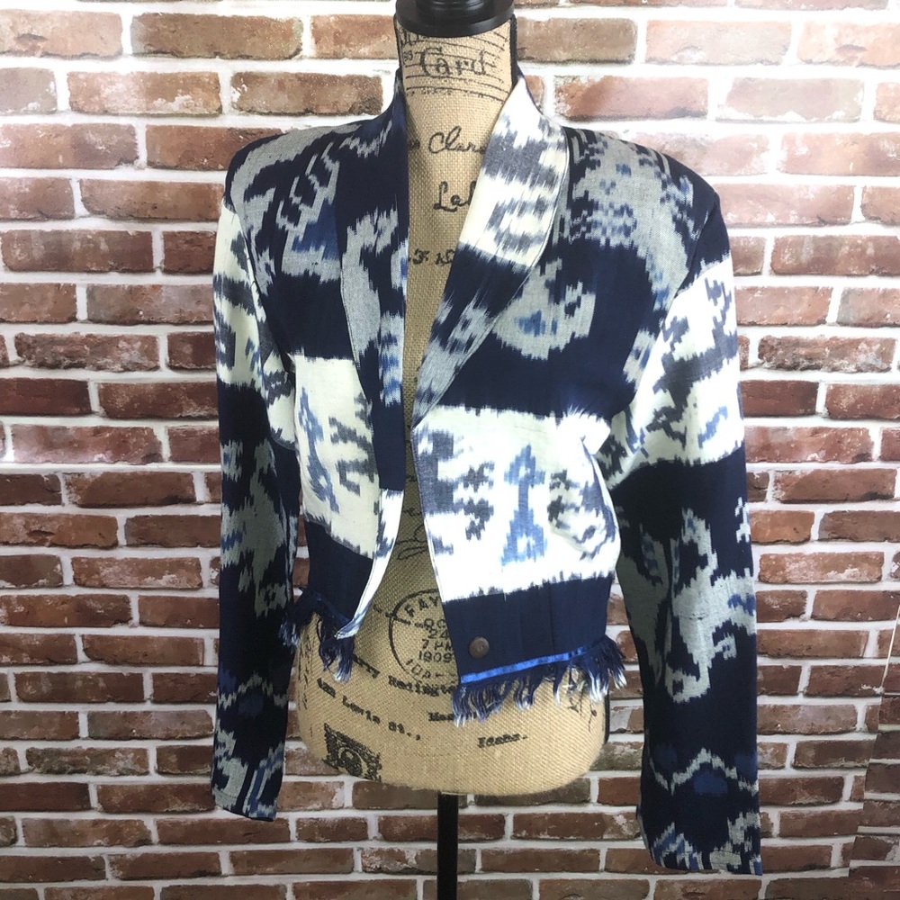 Fringe waist length jacket - Picture 8 of 10